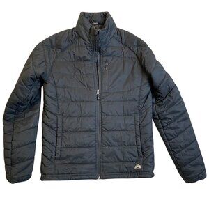 Eastern Mountain Sports Womens Puffer Jacket S Black Polyester Lightweight Insul
